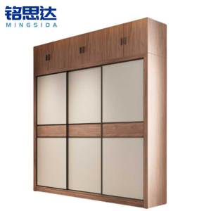铭思达木质衣柜2米+顶柜套