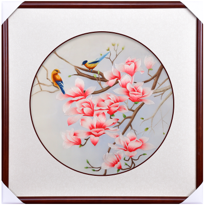 苏绣成品客厅挂画刺绣画苏绣成品挂画手工刺绣客厅卧室玄关沙发背景墙