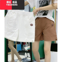 YIBUSHENG棉麻短裤女季2024新款宽松高腰五分阔腿裤亚麻薄款休闲裤韩版潮