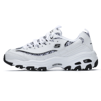Skechers/斯凯奇女鞋新款熊猫鞋缓震运动休闲鞋13169-WBK ZP