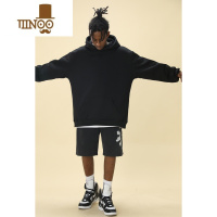 YANXUTHE ONE520克纯色连帽卫衣男女2022新款休闲百搭情侣外套