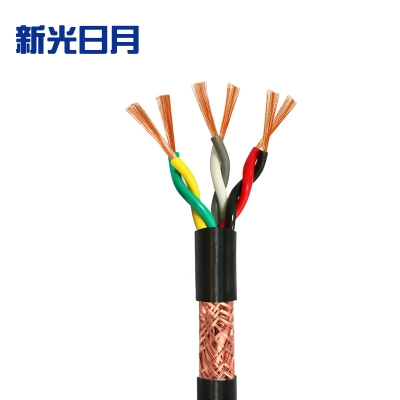 新光日月聚氯乙烯绝缘绞型屏蔽电线ZC-RVVSP 5×0.75mm²/米