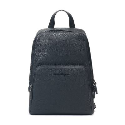 SalvatoreFerragamo菲拉格慕男士牛皮手提单肩包背包24A2370714784-黑色