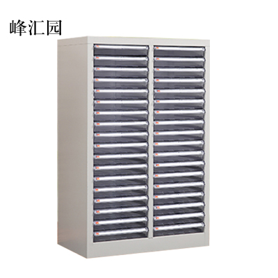 峰汇园文件柜抽屉式票据多层分类箱档案柜合同资料架烘焙收纳样品柜36抽无门柜