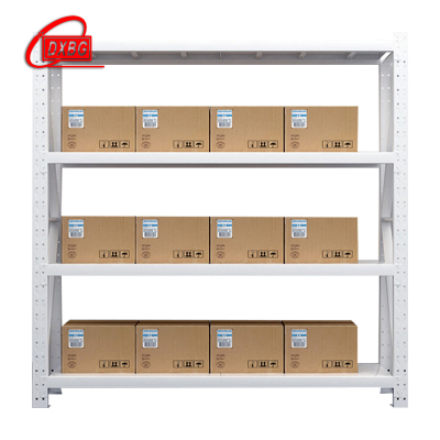 DXBG仓库仓储货架四层金属五金货架家用中型重型置物架展示架子200KG 200*60*200*4层白色