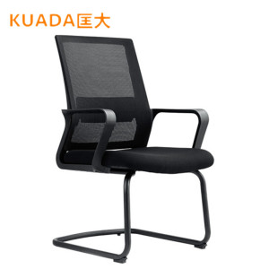匡大 员工椅办公网椅弓形会议椅KDWY-DO03 黑色