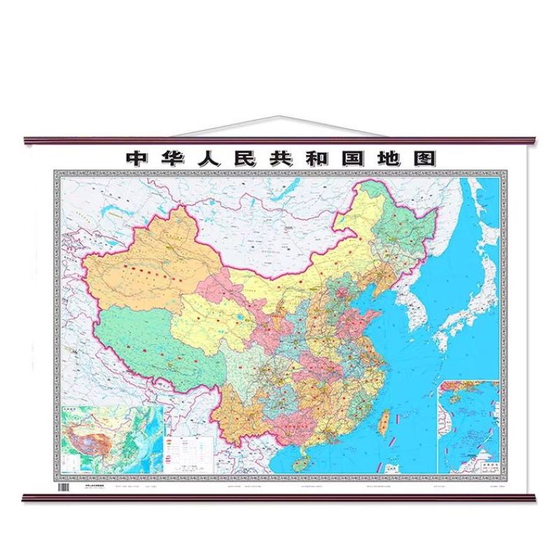 鋆珑 地图挂图 1.6×1.2米 张
