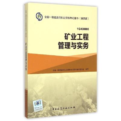 正版新书]矿业工程管理与实务(1G400000第4版)/全国一级建造师执