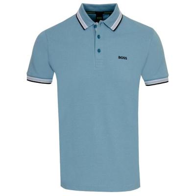 Hugo Boss男士修身透气Polo衫短袖休闲运动商务polo衫可机洗