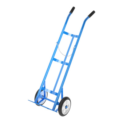 臻远ZY-C06多功能氧气瓶手推车氧气氮气氩气搬运车 8寸无支架