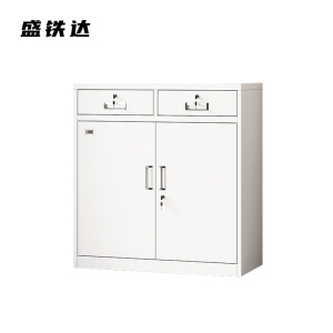 盛铁达 二斗文件柜矮柜900*390*850mm EDWJG-02 台