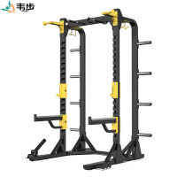 韦步EM1091商用深蹲半框架杠铃举重卧推健身房力量训练器械