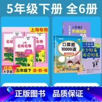 5年级下 语数英+专项训练 小学通用 [正版]2024上海名校名卷二年级一二三四五年级六七八九上下册语文数学英语电子版听