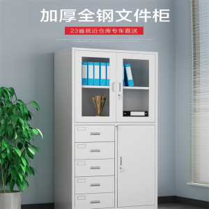 韶优钢制偏五斗文件柜 WJG-9