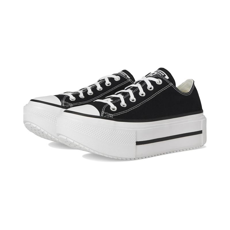 匡威(CONVERSE)匡威加厚增高款经典帆布板鞋男潮休闲鞋白色黑色情