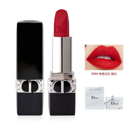 Dior迪奥999#哑光 全新包装 烈艳蓝金唇膏传奇正红极致显白提升气场不挑肤色 3.5g