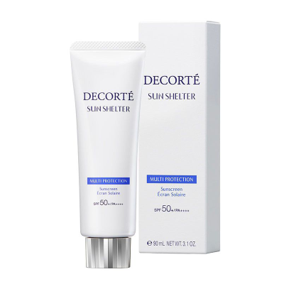 黛珂(COSMEDECORTE)多重防晒乳霜AG白肌隔离乳防晒乳霜面部护肤套装水润养肤大容量90ml保税直发-