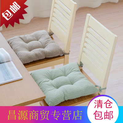 学生坐垫教室椅垫布艺屁股垫宿舍飘窗软坐垫加厚垫子榻榻米椅子垫