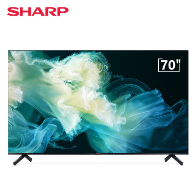 夏普(SHARP)70英寸全面屏4K超高清杜比音效HDR10智能网络平板液晶