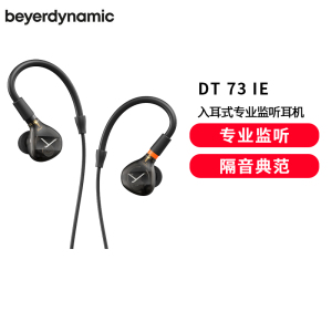 拜雅(beyerdynamic)DT 73 IE 入耳式专业监听耳机 古典乐器和键盘 适用于古典乐手和键盘手