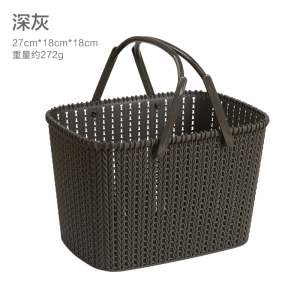手提洗澡篮子浴筐洗漱用品韩国范儿可爱洗浴沐浴蓝浴室收纳篮框筐