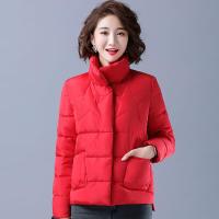 迪鲁奥(DILUAO)棉服2021年新款女短款减龄妈妈外套冬无帽小