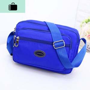 新款韩版斜挎包女帆布尼龙女包中年妈妈单肩包斜挎收钱生意包女包NEW LAKE女士单肩包