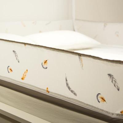 美帮汇夏季蚊帐防摔儿童三开支架拉链加密有底1.8m2米床家用2.2