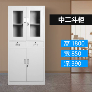 正斌钢制文件柜办公资料柜档案柜财务凭证柜带锁储物柜铁皮柜书柜