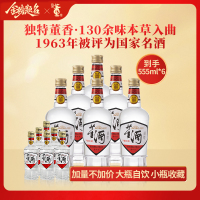 董酒[1989年获奖复刻版]白标54度430ml*6瓶裸瓶董香型高度白酒