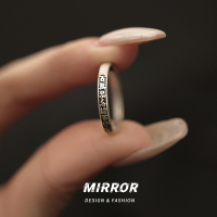 925纯银百无禁忌诸事皆宜戒指女指环小众简约汉服配饰尾戒送女朋友老婆情人节七夕生日礼物