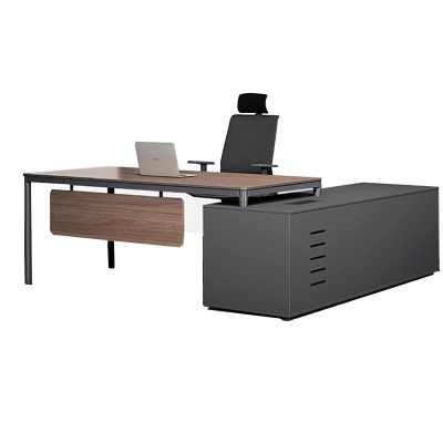 慧采云 办公家具办公桌简约现代老板桌总裁桌办公室单人电脑桌主管桌经理桌大班台2m