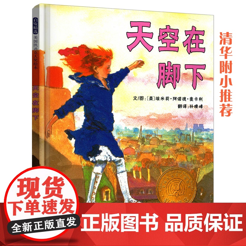 天空在脚下 清华附小凯迪克金奖 儿童励志绘本 宝宝情商管理性格培养图画故事书3-6-8岁幼儿园亲子早教启蒙睡前读物