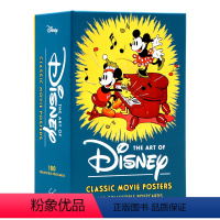 [正版]迪士尼经典电影海报明信片100张礼盒装 英文原版The Art of Disney Classic Movie