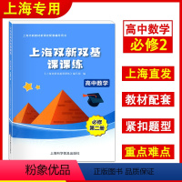 数学 [正版]新版 上海双新双基课课练 高中数学 必修2 第二册 高一下册第二学期 上海新课改配套辅导用书 高中数学 高