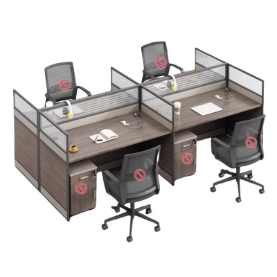 悦兴诚四人位办公桌240*120*110cm张