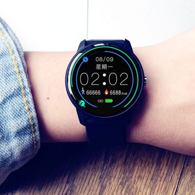 铭侣电子表男女情侣智能手表男女学生防水运动手环韩版潮流表盘心率多功能港风电子表