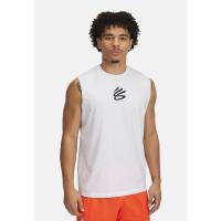 Under Armour男士无袖运动T恤篮球训练透气舒适反光元素设计