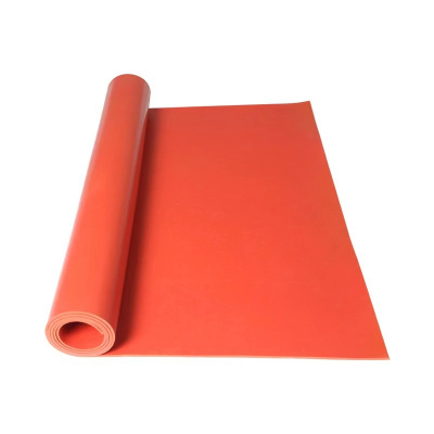 盛京联硕高压绝缘橡胶板红色防滑耐震地垫 定制 卷