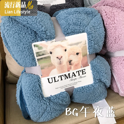 珊瑚绒毛毯双人 毛毯被子 加厚 冬季法兰绒单人厚羊羔绒毛毯冬用 三维工匠