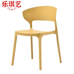 乐琪艺 塑料椅 土黄色 52*53*76.5cm 把