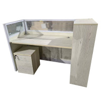 广亿隆职员办公桌屏风卡座自由组合桌单人位带高柜