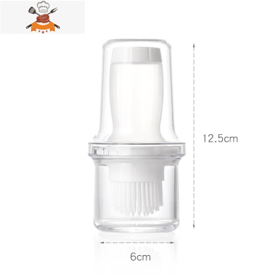 厨房油瓶烧烤刷蛋糕烘培刷子控油刷子食品烘焙硅胶刷可高温小油刷 敬平 挤压式白色