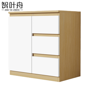 智叶舟办公柜一门三抽80*40*80cm台