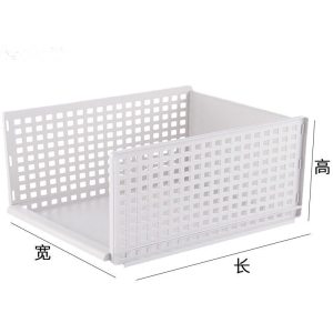 家柏饰(CORATED)衣柜分层收纳架衣橱隔板抽屉式分隔板收纳篮卧室宿舍衣服收纳
