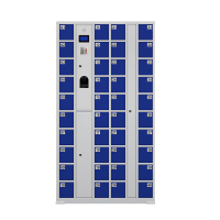臻远 ZY-SJGB-30 手机充电柜寄存柜电子设备管理柜存包柜 40门指纹款