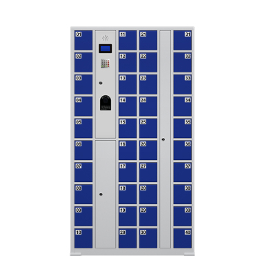 臻远 ZY-SJGB-30 手机充电柜寄存柜电子设备管理柜存包柜 40门指纹款