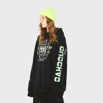 [200元任选3件]唐狮春秋新款情侣卫衣连帽长袖上衣男潮牌重磅oversize卫衣rm