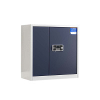 豪利特保密柜财务档案柜文件柜办公室资料储物柜保险柜矮柜白灰-电子密码锁