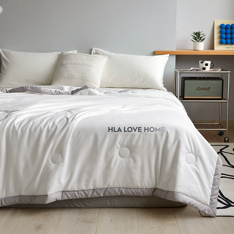 海澜之家夏凉被A类空调被可水洗薄款200*230cm承德灰